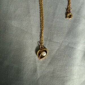 Elegant Gold Heart Pendant Necklace